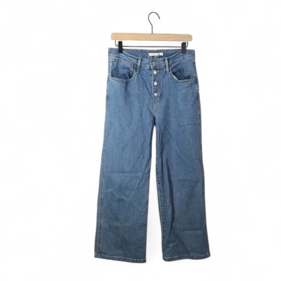 Levi’s Mile High Cropped Wide Leg Jeans - Picture 2 of 6
